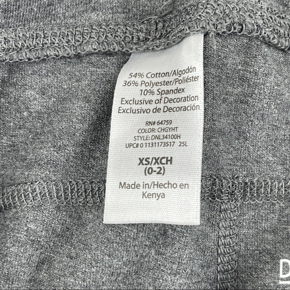 Danskin Now Leggings Womens XS Gray Fitted Crop - Picture 4 of 11